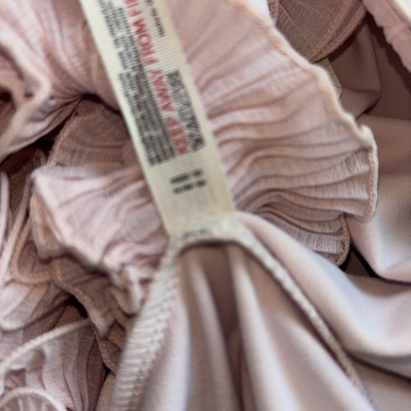 FREE PEOPLE For The Frill Of It Bodysuit Women's XL Dusty Pink Thong Style NEW - Picture 8 of 8